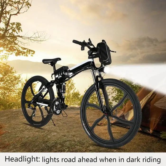 Flash Deal 26inch 21 Speed Mountain Bike Foldable Electric Power Mountain Bicycle Lithium-Ion Battery Aluminum Alloy Bicycle Sports Cycling 8 Flash Deal 26inch 21 Speed Mountain Bike Foldable Electric Power Mountain Bicycle Lithium-Ion Battery Aluminum Alloy Bicycle Sports Cycling 8