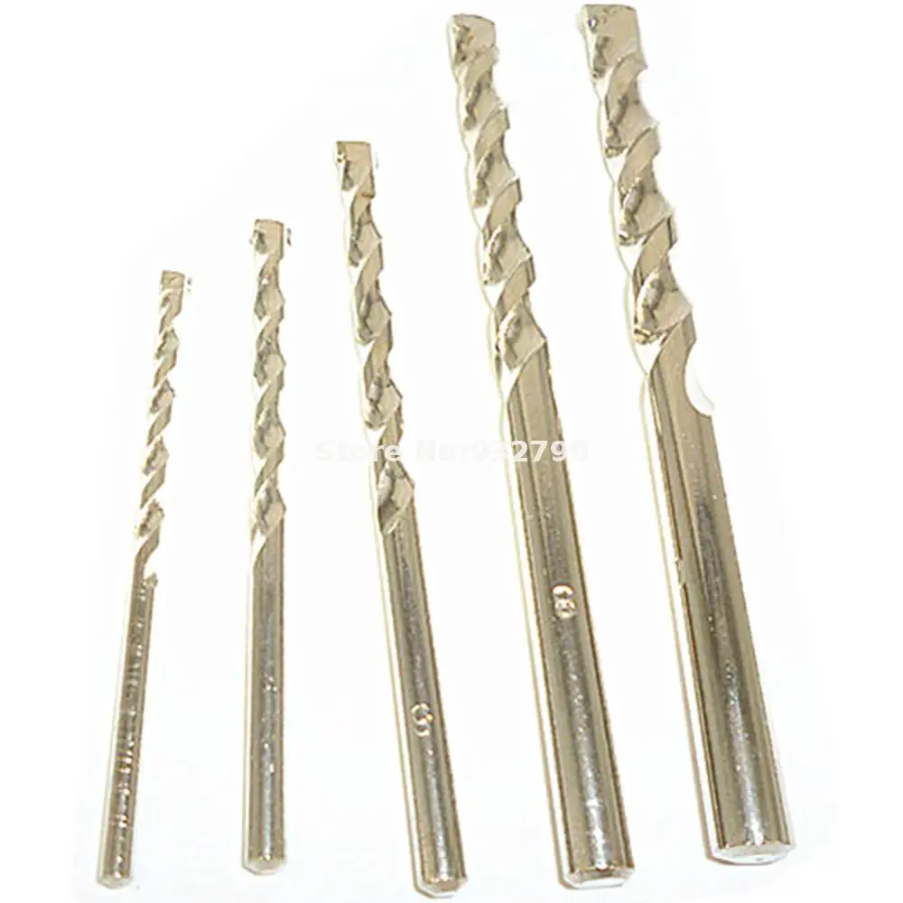 5pcs Electric Drill Masonry Drill Bit Set Metric 4mm 5mm 6mm 8mm 10mm