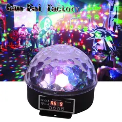 Led хрустальный магический шар 27 Вт мини rgb Сценическое освещение лампы Party Disco