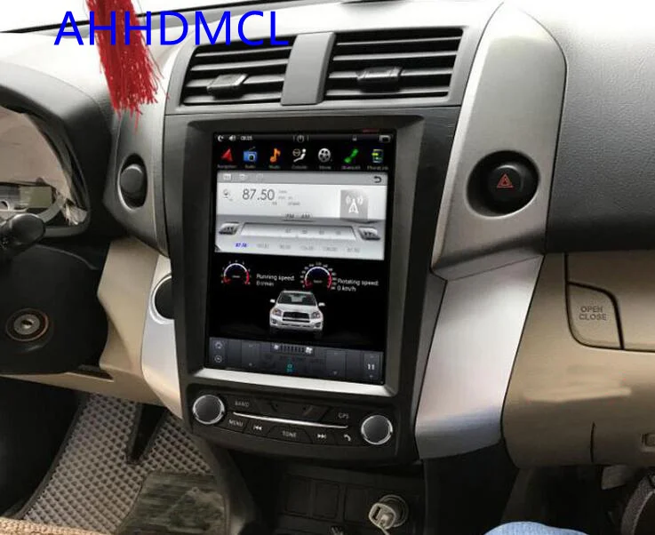 Best Car PC PAD Tesla Style Multimedia Player Android 7.1 GPS For Rav4 Auto A/C Version 2006 2007 2008 2009 2010 2011 2012 4