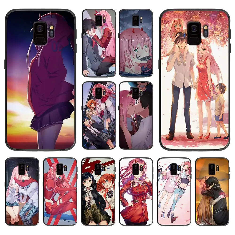 Franxx аниме индивидуальность для samsung Galaxy A5 A6 A7 A8 A9 2018 2019 плюс M10 M20 M30 мягкий чехол