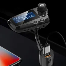 USPS беспроводной Bluetooth fm-передатчик модулятор Hands-free автомобильный комплект 1,8 дюймовый цветной экран MP3-плеер с 5 В 3.1A двойной USB
