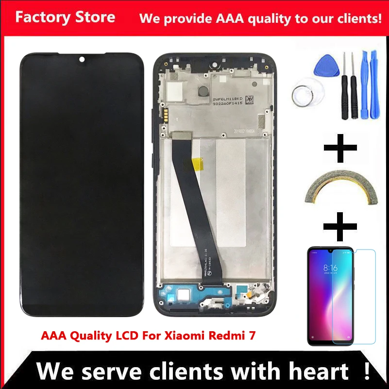 

10-Touch LCD For Xiaomi Redmi 7 LCD With Frame Display Screen For Redmi7 LCD Screen With Frame Display