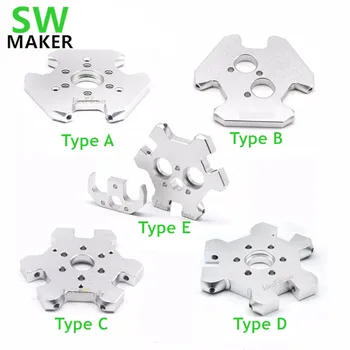 

SWMAKER M3 / M4 Delta Kossel aluminum alloy fisheye effector dual effector Hammock Aluminum End Mount for 3D printer