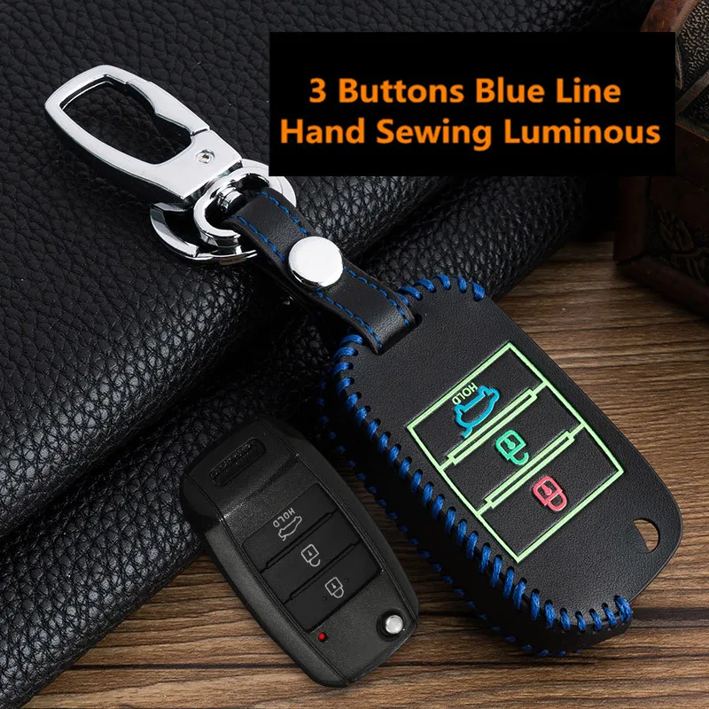 Luminous-Flip-Folding-Car-Key-Case-For-Kia-Rio-K2-K3-K5-Bongo-Sorento-Soul-Sportage (1)