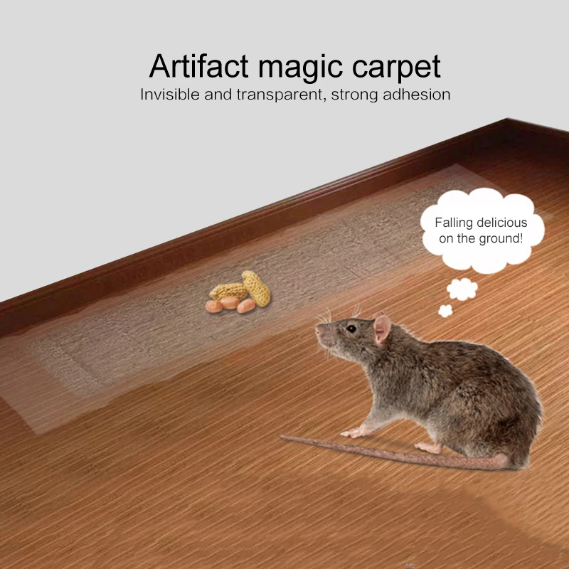 

1.2M Super strong sticky mouse board home mouse artifact magic carpet sticky mouse glue clip rat trap