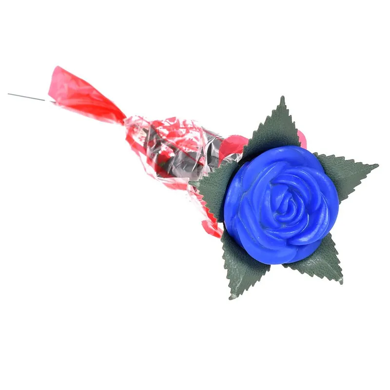 Светодиодный светильник-букет роз, светильник для дня рождения, свадебного украшения, Дня Святого Валентина, Дня матери, Сияющий Цветок, подарки на день Святого Валентина - Цвет: Синий