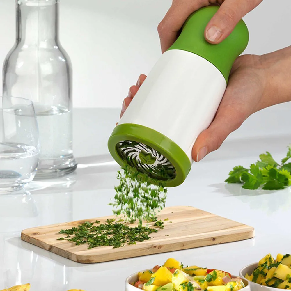 

New Creative Herb Grinder Hand-pressing Vegetable Chopper Cutter Spice Mill Garlic Press Parsley Shredder Fruit Vegetable Cutter