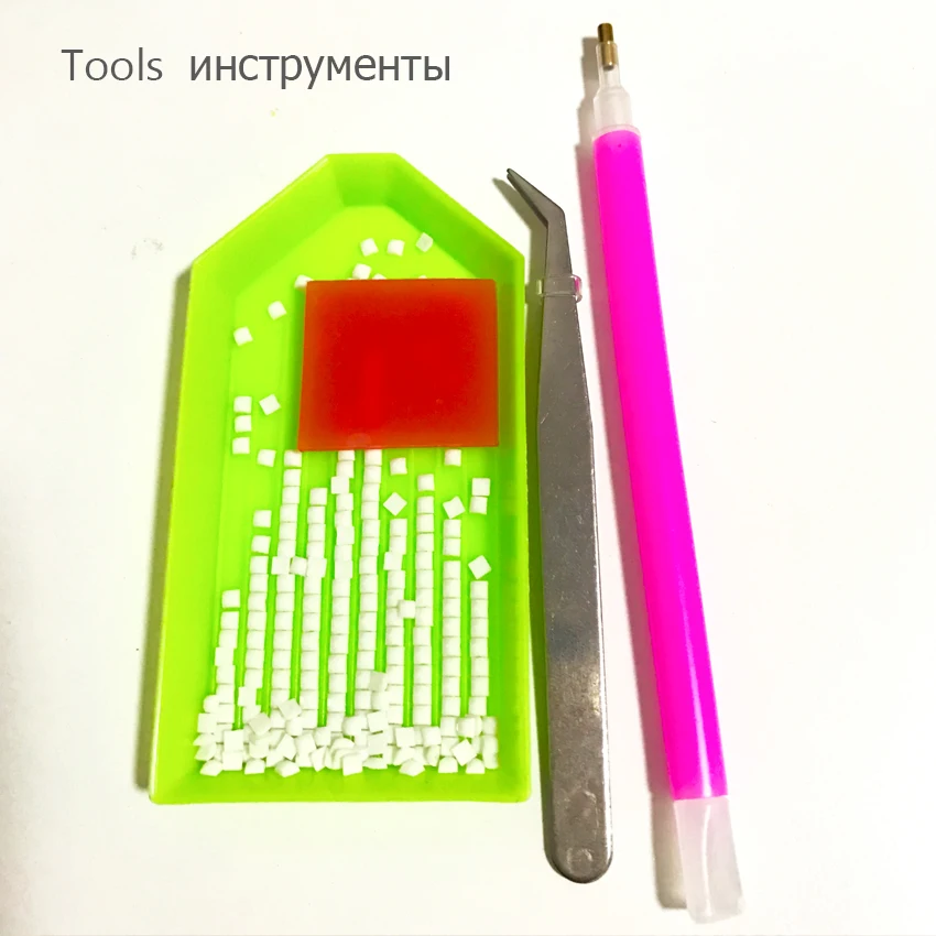 Полный квадрат дрель 5D DIY Алмаз вышивка фиолетовый Кот парик алмазов картина