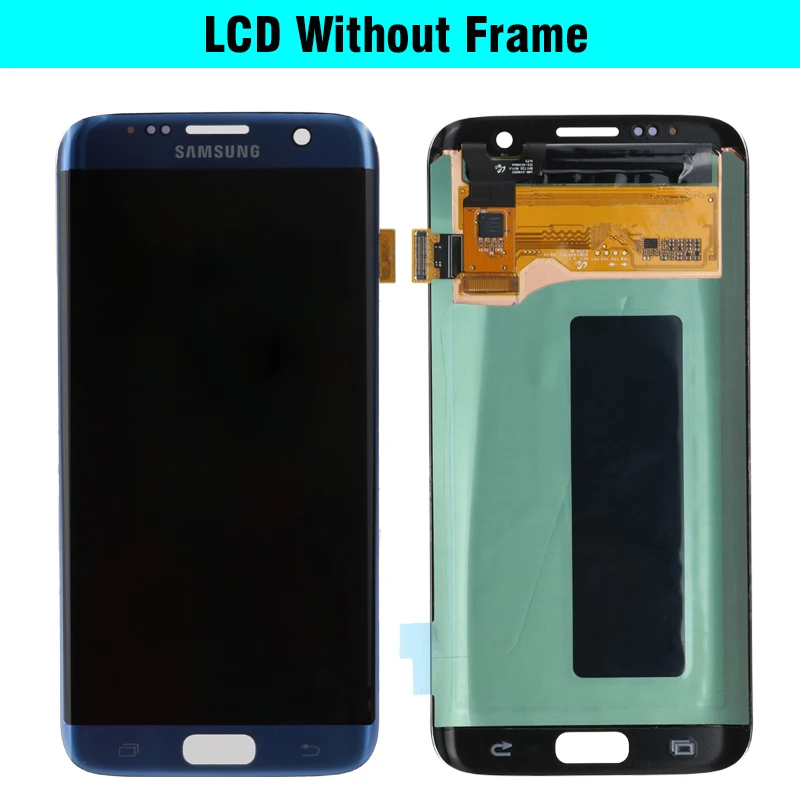 

100% ORIGINAL 5.5'' SUPER AMOLED LCD with frame for SAMSUNG Galaxy s7 edge G935 G935F Touch Screen Digitizer Display