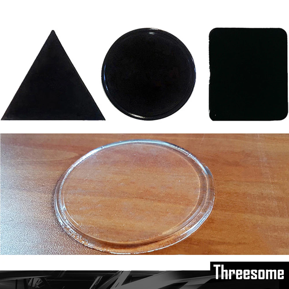 

Wall Sticker Anti-slip Mat Sticky Gel Pad Car Mobile Phone Holder Round Triangle Tablet Phone Bracket Anti Slip Mat Magic Pad