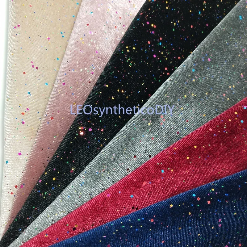 

1PC 21X29CM Sprinkle Velvet For Making Bows Accessories LEOsyntheticoDIY T199
