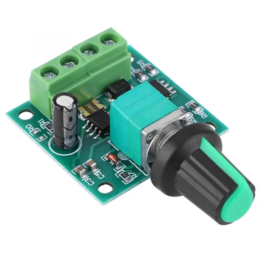 DC 1 8 12 V 2A низкое напряжение электродвигатель регулятор скорости ШИМ двигателя