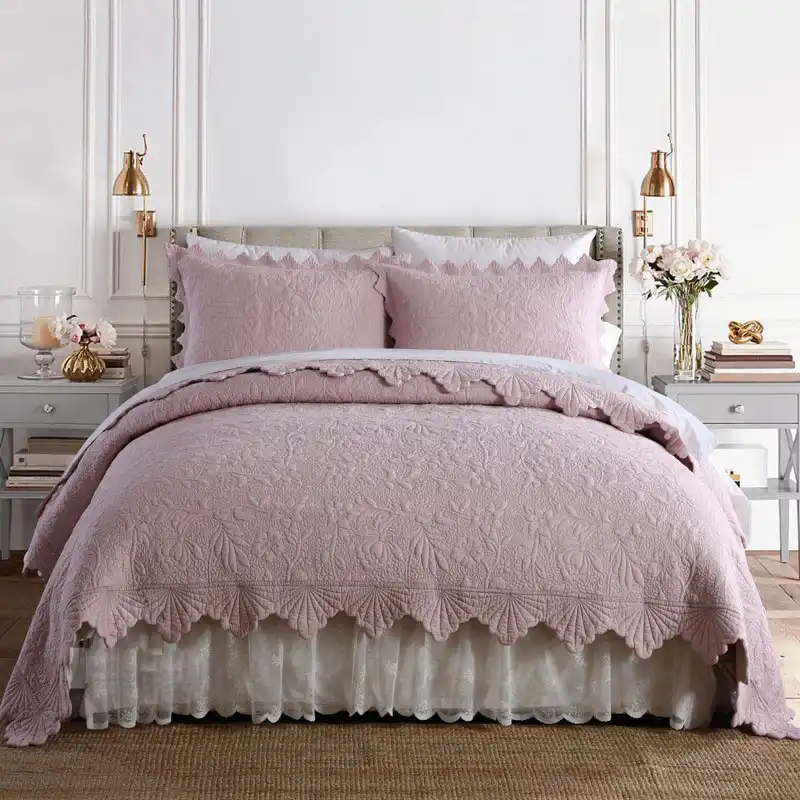 Chausub Cotton Bedspreads Quilt Set 3pcs Quilts Reversible