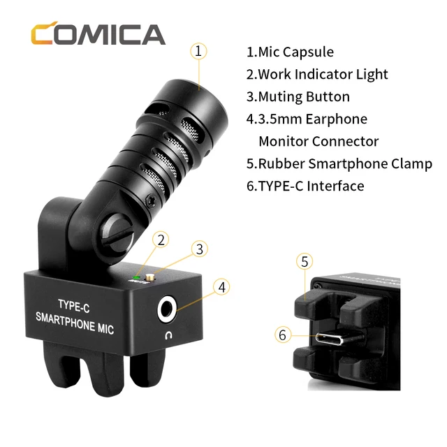 Comica Cvm Vs09 Tc Usb C Connection Cardioid 180 Degree Rotation Smartphone Microphone For Phone With Type C Interface Microphones Aliexpress Comica Cvm Vs09 Tc Usb C Connection Cardioid 180 Degree Rotation Smartphone Microphone For Phone With Type C Interface Microphones Aliexpress