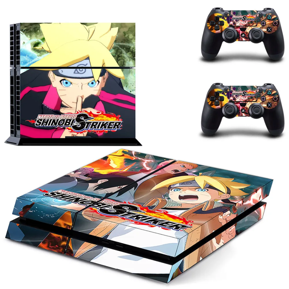 Homereally PS4 кожи классический Наруто к boruto ПВХ HD Стикеры Обложка для Playstation 4 консоли и контроллер кожи PS4 аксессуар