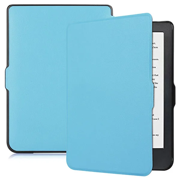 Sky blue flip Смарт-кожа для KOBO Clara Clear HD 6 дюймов() Ультра тонкий противоударный чехол для Kobo Clara HD чехол с автоматическим сном/пробуждением - Цвет: Sky blue flip
