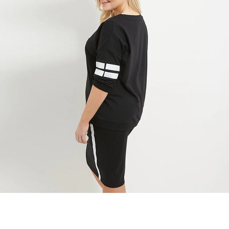 Kissmilk Plus Size New Fashion Women Big large Size Color Block Contrast Sweatshirts Slim Sweatshirts 3XL 4XL 5XL 6XL Kissmilk Plus Size New Fashion Women Big large Size Color Block Contrast Sweatshirts Slim Sweatshirts 3XL 4XL 5XL 6XL