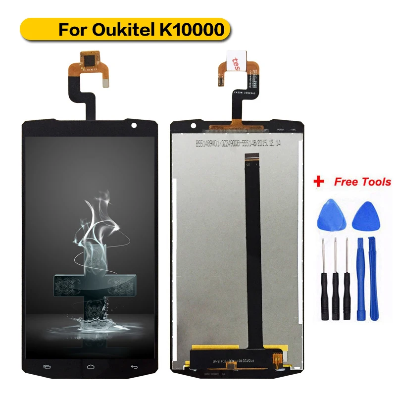 100% Протестировано для Oukitel K10000 Pro дисплей + сенсорный экран в сборе с бесплатными