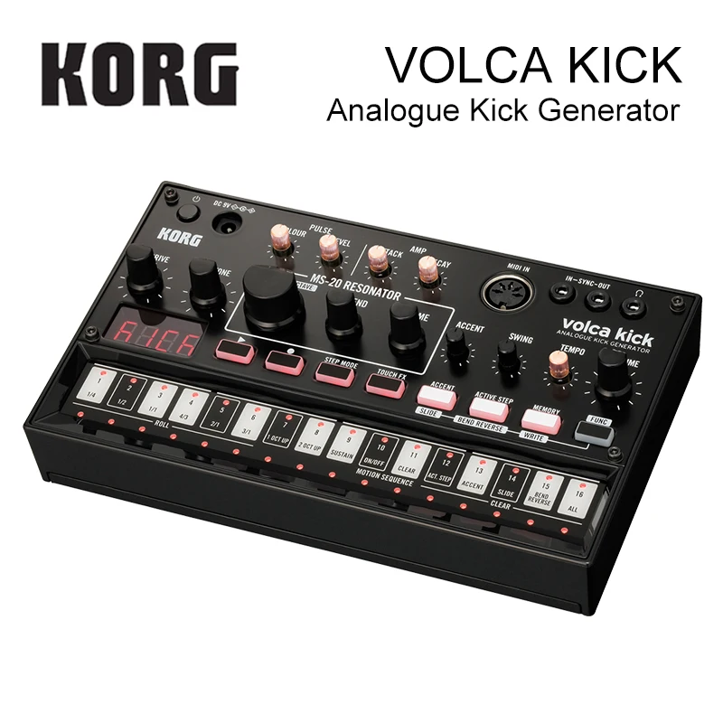 Korg Volca кик-ключ синтезатор аналоговый кик-генератор