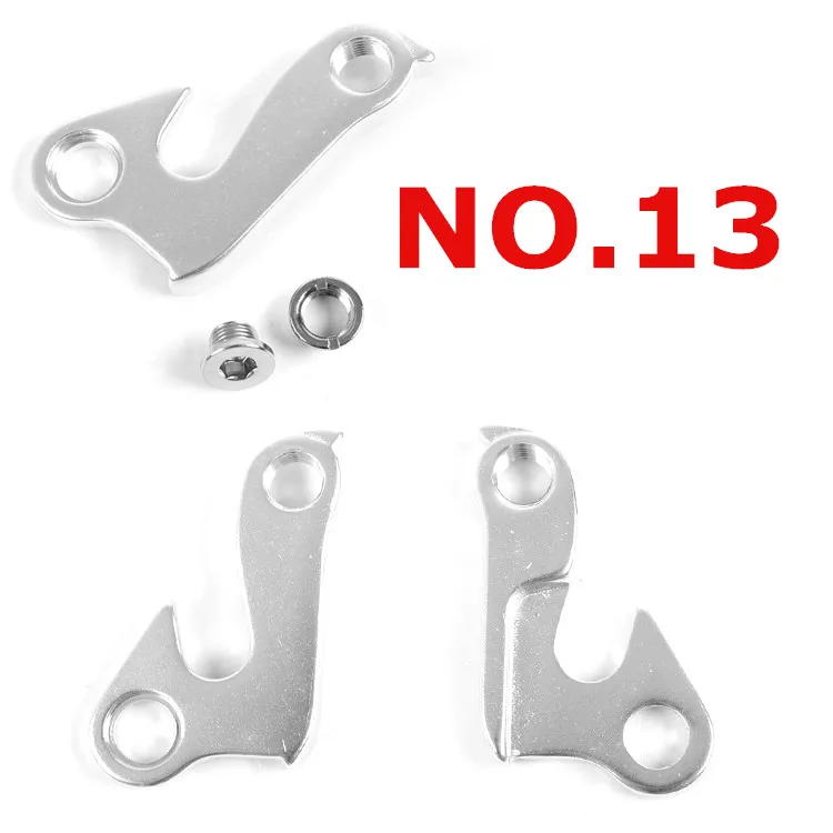 Cheap MTB Mountain Bike Folding Bicycle Rear Aluminum Tail Hook  With Screws Rear Frame Accessories 12