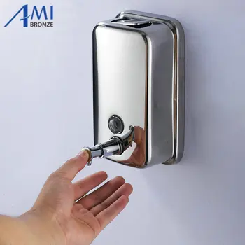 

800ml soap dispenser Luxury 304 Stainless Steel Toilet Paper Holder Box