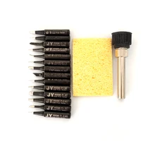 15 шт./лот черный король ESD бессвинцовый паяльник+ железный корпус 936 паяльная станция для Saike 852 936 909D 8586 852D