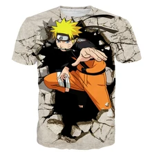 Männer Frauen Klassische Anime t shirts Kühlen Naruto t-shirt Harajuku T-shirt Männlichen Weibliche Hipster 3D t-shirt Hip Hop Oberseiten-stück