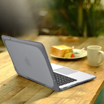 

Shockproof Outer Case For Macbook Air 13 11 inch,Retina 13 12 15,New Pro 13 inch Hard Plastic Cover with Foldable Stand shell