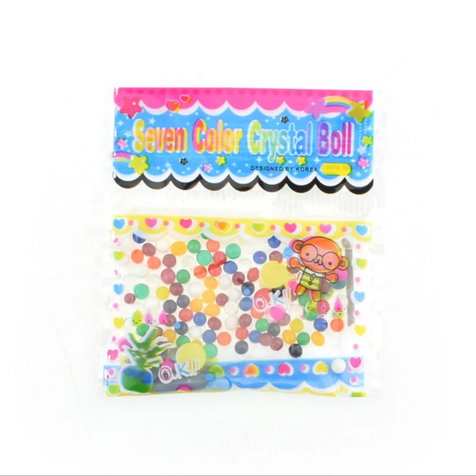 bag pearl shaped crystal soil water beads mud grow A046 (1)