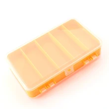 2 шт. коробка для рыболовных приманок Двусторонняя коробка для рыбной ловли, Рыбная ловля приманки для рыбалки аксессуары коробка Рыбалка контейнер для снастей 18 см* 10 см* 5 см