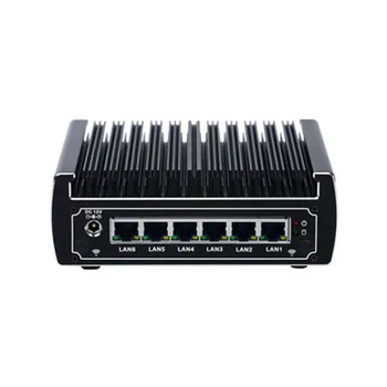 Günstige Großhandel Mini Pc Pfsense Für Intel Celeron 3855u Dual Core 6 Gigabit Lan Dhcp Server Barebone Vpn Router Unterstützung Aes -ni Tv Box