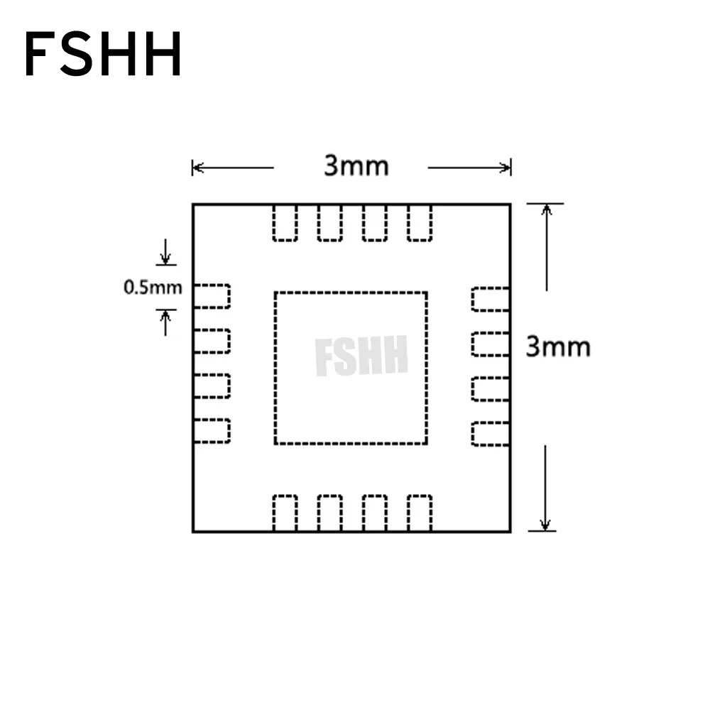 Passo do Soquete do Teste de Qdfn16 Tamanho de 0.5mm Qfn16 Wson16 Mlf16 = 3mmx3mm - Imagem 4