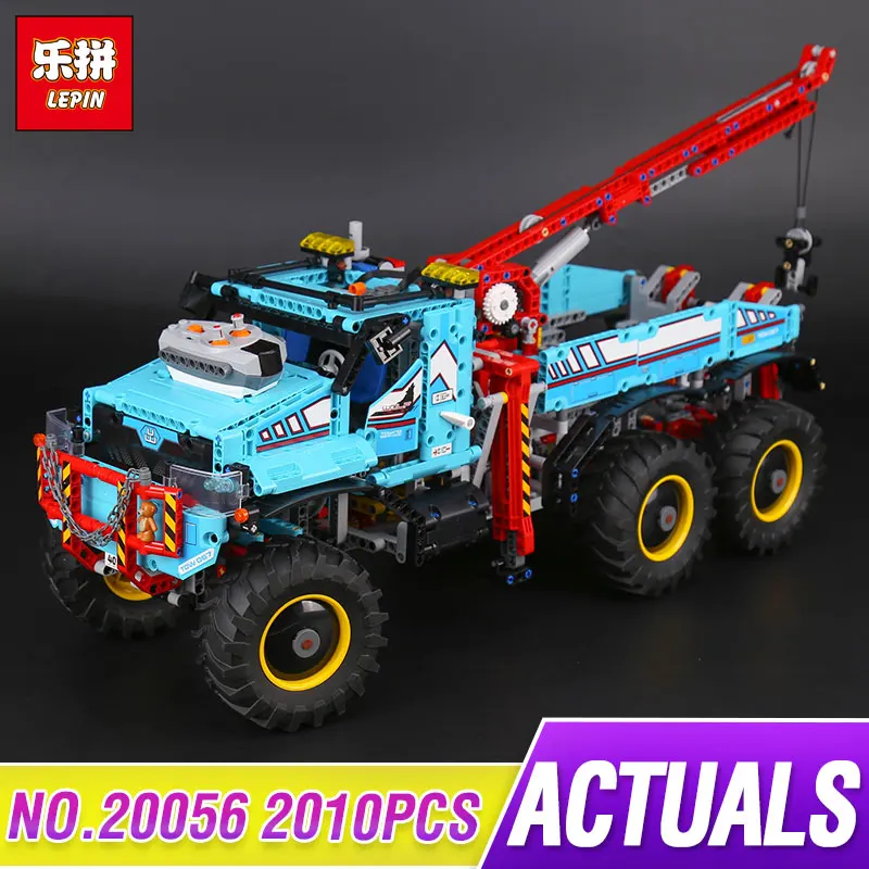 

Lepin 20056 1912Pcs Technic Series The Ultimate All Terrain 6X6 Remote Control Truck Set Building Blocks Bricks Toys Model 42070