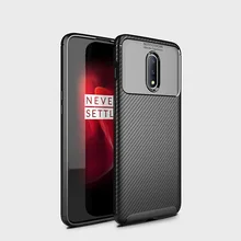 OnePlus 6T Case OnePlus 7 Pro Cover carbon fiber Shockproof soft tpu silicon Back Cover case for One Plus 7Pro 6T 6 T Accessorie