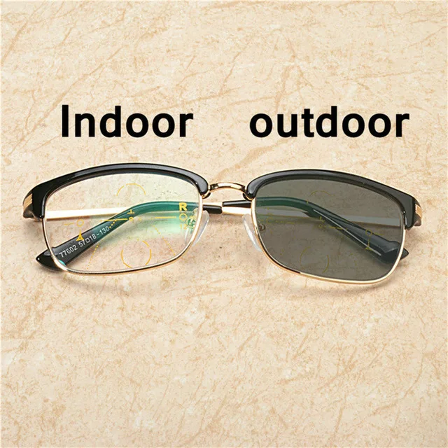 

Sunglasses Transition Photochromic Reading Glasses Men Presbyopia Metal Glasses Progressive multifocal reading glasses NX