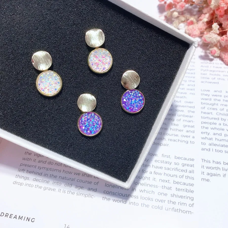 

New Korean Stylish Design with Shiny Temperament Earrings Fashion Jewelry Accessorie Gift Drop Earrings for Women
