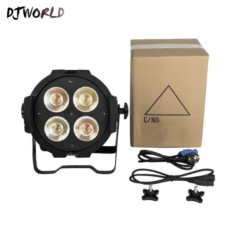 Djworld 4x50 Вт Par Led COB теплый белый, холодный белый Светодиодный прожектор DJ свет 4/8 Канал DMX сценическое Disso освещение для вечеринок и дискотек семейные вечерние