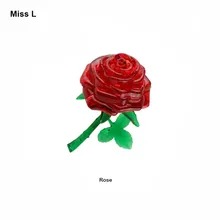 Развивающие детские игрушки Роза 3D составная Головоломка из хрусталя подарок пазл