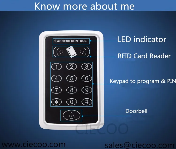 CIECOO keypad reader-08