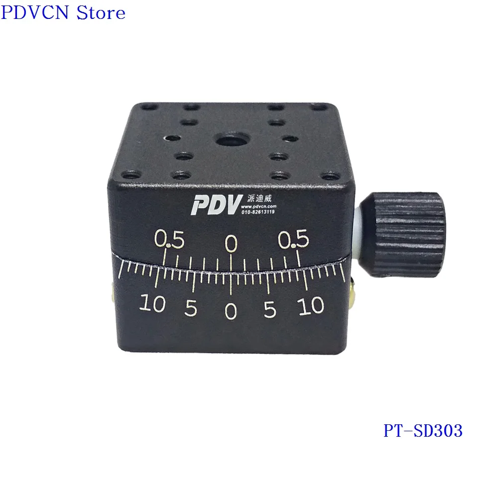 PT-SD304 точным ручным гониометром, платформой ласточкин хвост, оптическим скользящим столом, переводом стагеротации диапазон:+/-30 градусов