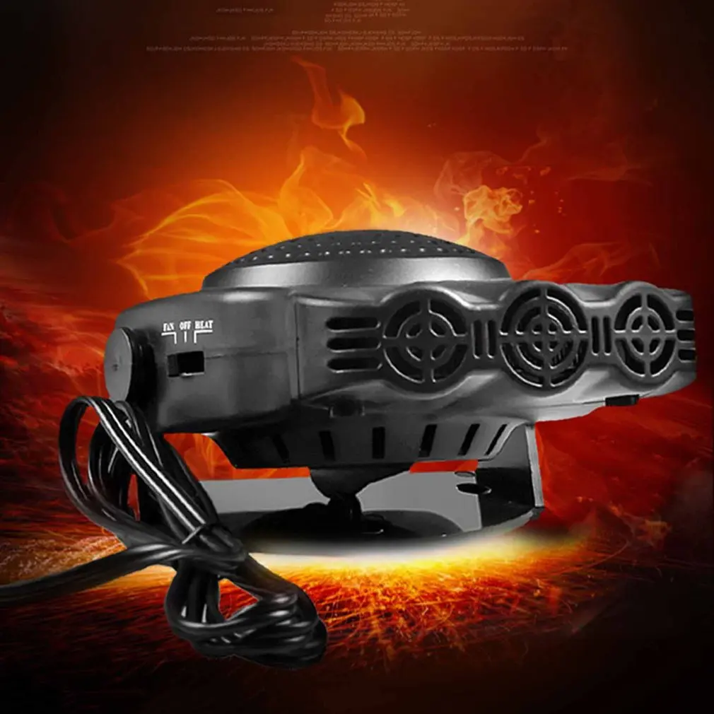 24V Portable Auto Car Heater Heating Cooling Fan Windscreen Window