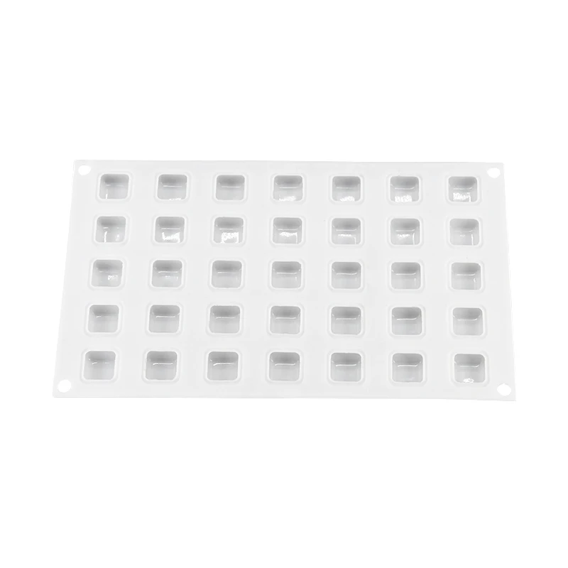 FILBAKE-1PCS-Mini-Dessert-Gem-Shape-35-Cavity-White-Cake-Mold-Baking-Decorating-Tools-Mousse-Molds (3)