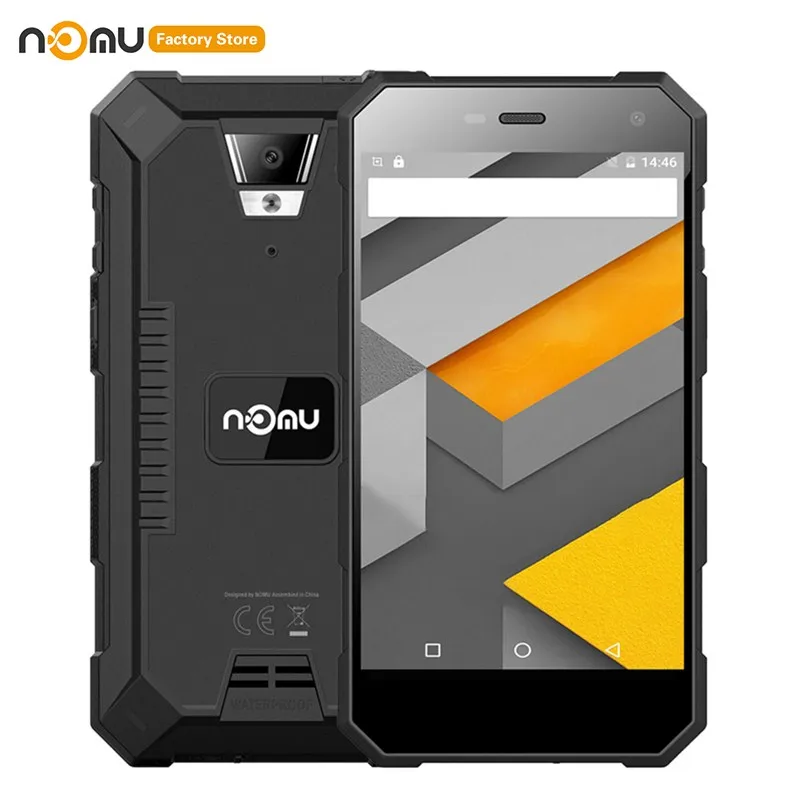 

IP68 NOMU S10 4G Smartphone 5.0'' Android 7.0 MTK6737VWT Quad Core 1.5GHz 2GB RAM 16GB ROM 8.0MP Rear Camera 5000mAh Cellphones