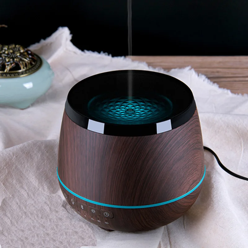 

Bluetooth Speaker Aromatherapy Essential Oil Diffuser Ultrasonic Cool Mist Humidifier with Music Player 4 Colors LED lamplight