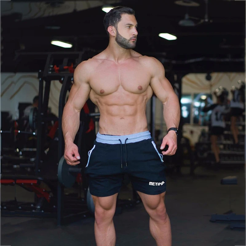 Shorts Man Gyms Fitness Short Sweatpants Jogger (11)