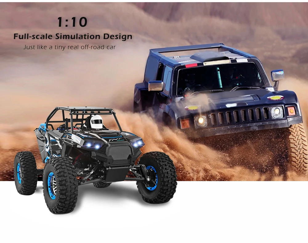 Радиоуправляемый автомобиль Wltoys 10428-B 1/10 2,4 г 2CH 4WD 30 км/ч электрический рок матовый внедорожный гусеничный w/светодиодный свет RTR радиоуправляемая антигравитационная машина