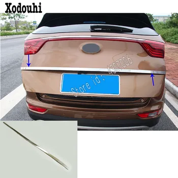 

for Kia Sportage KX5 2016 2017 2018 car sticker styling Rear back door License tailgate bumper frame plate trim lamp trunk hood