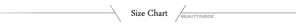 BI Size Chart