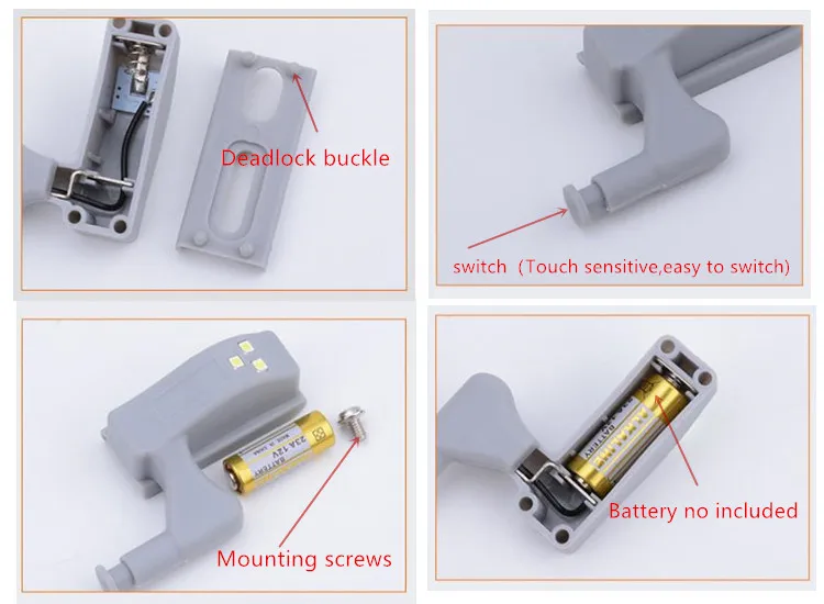 Универсальный внутренний шарнир светодиодный сенсорный светильник для шкафа Универсальный шкаф светильник светодиодный шарнирная лампа Ночной светильник для шкафа кухни